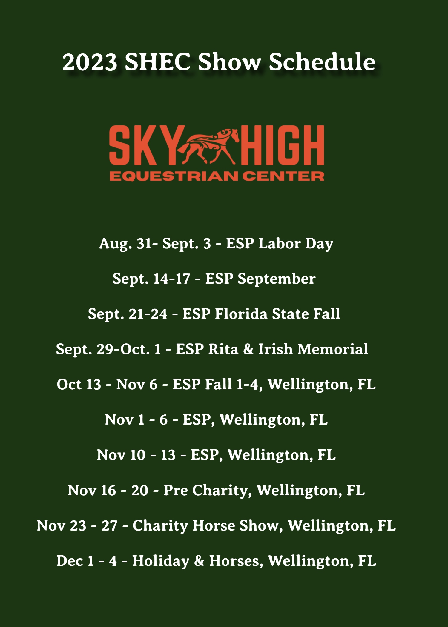 schedule